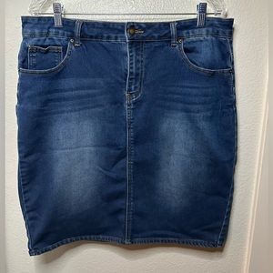 Angel Kiss Denim Skirt